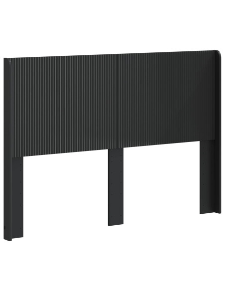 Testiera Letto Nero Legno ingegnerizzato