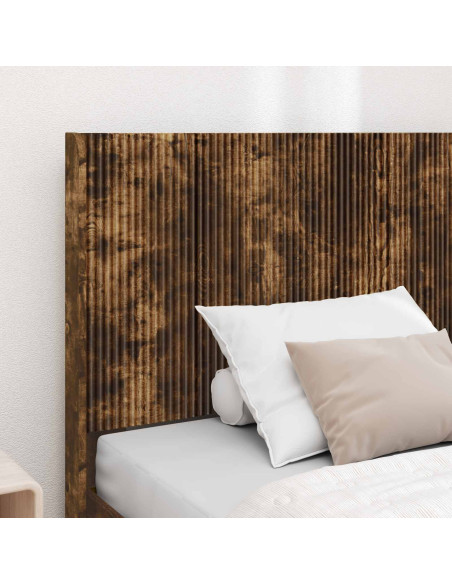 Testiera Letto Rovere Fumo Legno ingegnerizzato