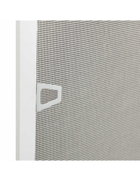 Zanzariera per finestre Bianco 110 x 130 cm