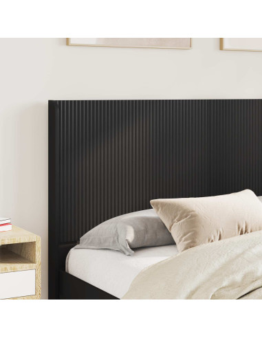 Testiera Letto Nero Legno ingegnerizzato