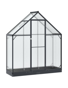 Serra da Giardino con porta Antracite 183,5 x 63,5 x 207 cm 2