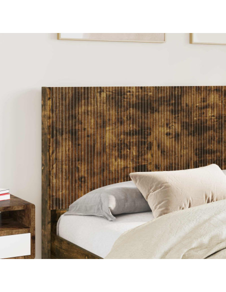 Testiera Letto Rovere Fumo Legno ingegnerizzato