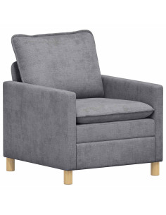 Divano Grigio Chiaro 76 x 81 x 87,5 cm Poliestere 2