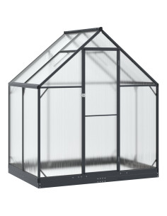 Serra da Giardino con porta Antracite 183,5 x 123 x 207 cm 2