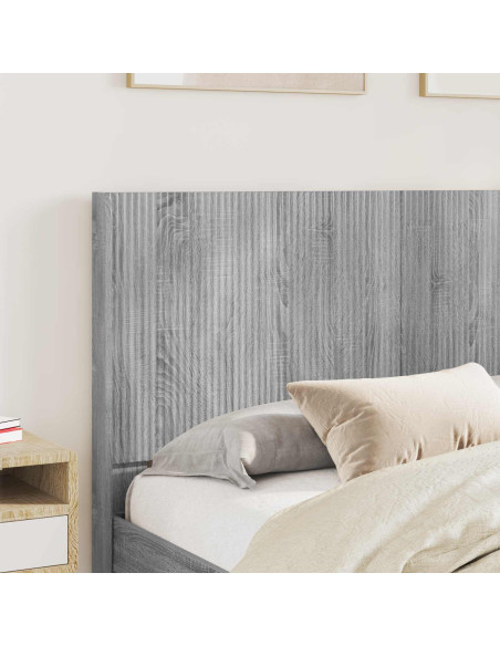 Testiera Letto Sonoma grigio Legno ingegnerizzato