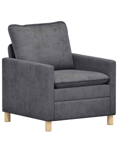 Divano Grigio Scuro 76 x 81 x 87,5 cm Poliestere 2