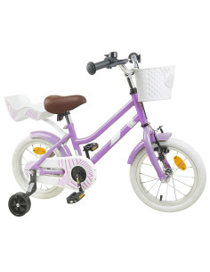 Bicicletta per Bambini 12 Pollici per bambini di 2-4 anni Viola 2