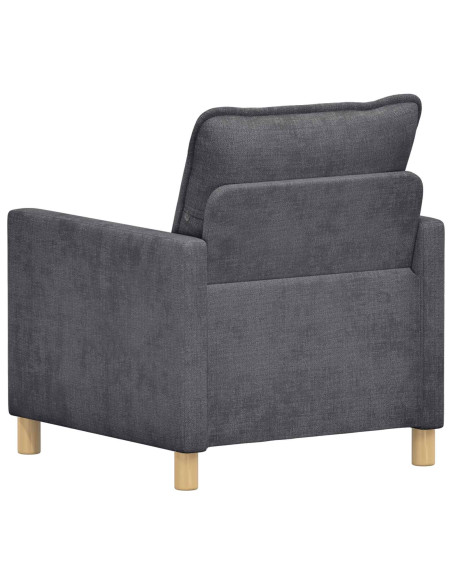Divano Grigio Scuro 76 x 81 x 87,5 cm Poliestere