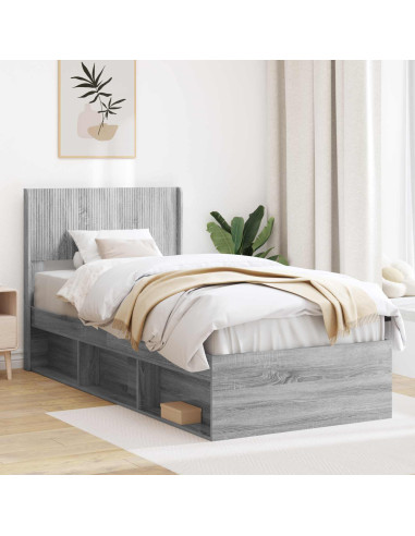 Struttura del letto con stoccaggio e testata 3 pcs