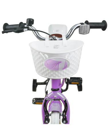 Bicicletta per Bambini 12 Pollici per bambini di 2-4 anni Viola