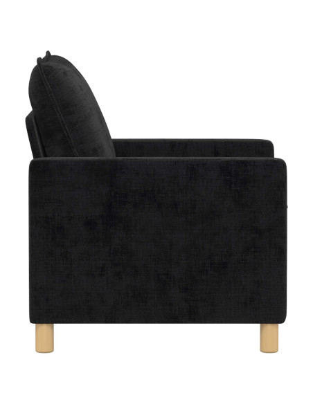 Divano Nero 76 x 81 x 87,5 cm Poliestere