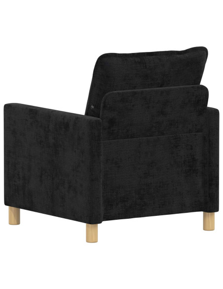 Divano Nero 76 x 81 x 87,5 cm Poliestere