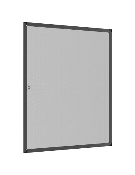 Zanzariera per finestre Antracite 110 x 130 cm
