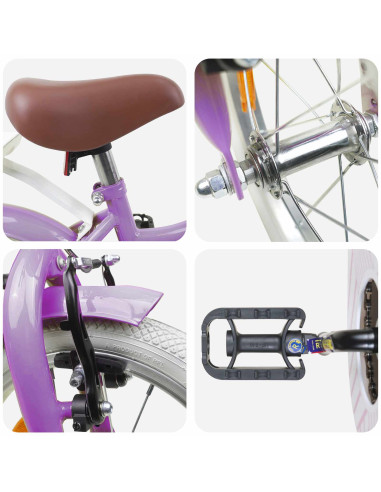 Bicicletta per Bambini 14 Pollici per bambini da 3 a 5 anni