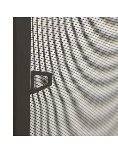 Zanzariera per finestre Antracite 110 x 130 cm