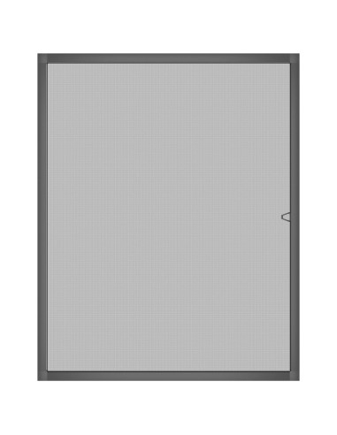 Zanzariera per finestre Antracite 120 x 140 cm