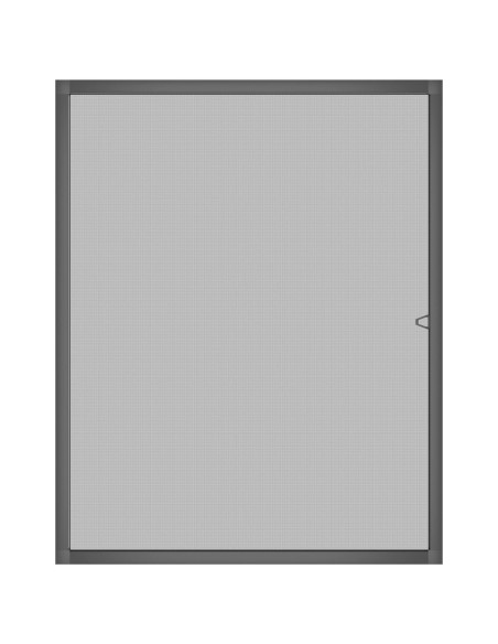 Zanzariera per finestre Antracite 120 x 140 cm