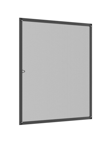 Zanzariera per finestre Antracite 130 x 150 cm