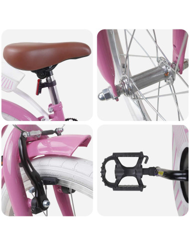 Bicicletta per Bambini 18 Pollici per bambini dai 5 ai 7 anni