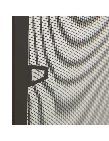 Zanzariera per finestre Antracite 130 x 150 cm