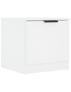Comodino Bianco 40x39x40 cm 2