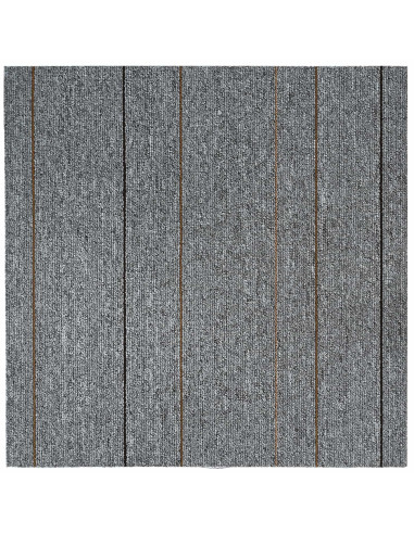 Piastrella per Tappeto Grigio chiaro con striscia 50 x 50 cm