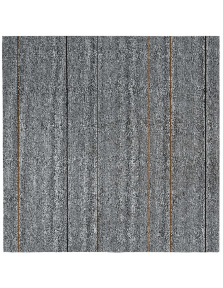 Piastrella per Tappeto Grigio chiaro con striscia 50 x 50 cm