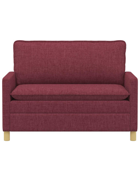 Divano Rosso Vino Tessuto