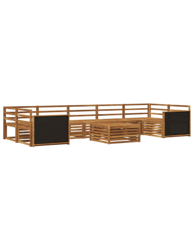 Set di divani da esterno 8 pcs Naturale