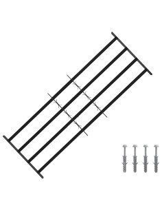 Griglia di sicurezza per finestre con 4 barre trasversali 3 pcs