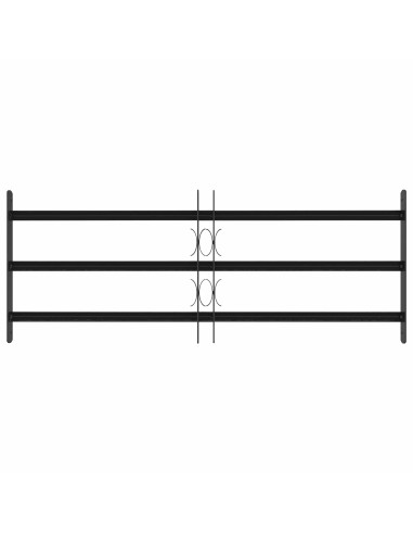 Griglia di Sicurezza per Finestra con 3 Traversine 3 pcs