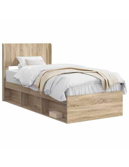 Struttura del letto con stoccaggio e testata 3 pcs