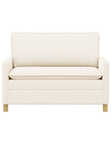 Divano Crema 126 x 81 x 87,5 cm Tessuto