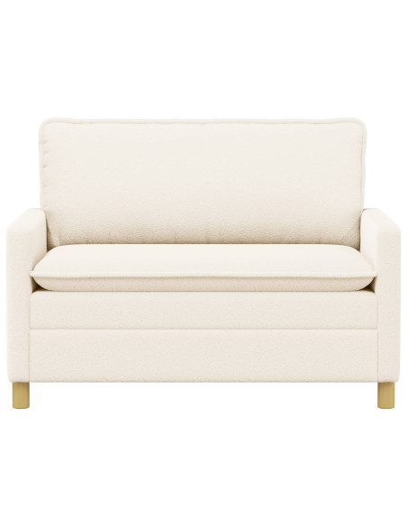 Divano Crema 126 x 81 x 87,5 cm Tessuto