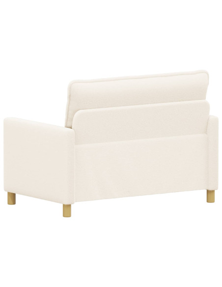 Divano Crema 126 x 81 x 87,5 cm Tessuto