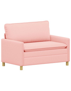 Divano Rosa 126 x 81 x 87,5 cm Tessuto 2