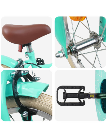 Bicicletta per Bambini 14 Pollici per bambini da 3 a 5 anni
