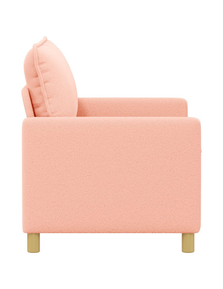 Divano Rosa 126 x 81 x 87,5 cm Tessuto