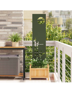 Schermo per privacy in giardino Oliver verde 32 x 140 cm