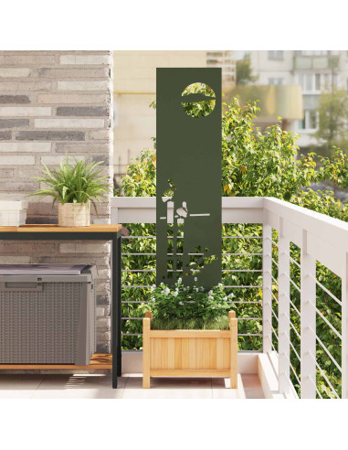 Schermo per privacy in giardino Oliver verde 32 x 140 cm