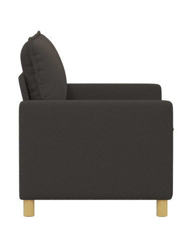 Divano Grigio Scuro 126 x 81 x 87,5 cm Tessuto