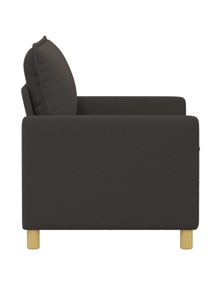 Divano Grigio Scuro 126 x 81 x 87,5 cm Tessuto