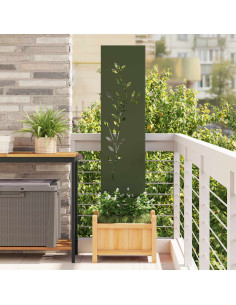 Schermo per privacy in giardino Oliver verde 32 x 140 cm