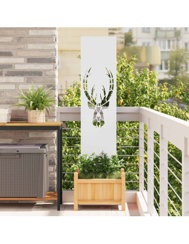 Schermo per privacy in giardino Bianco 32 x 140 cm