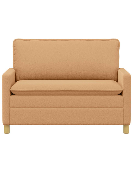 Divano Beige 126 x 81 x 87,5 cm Tessuto
