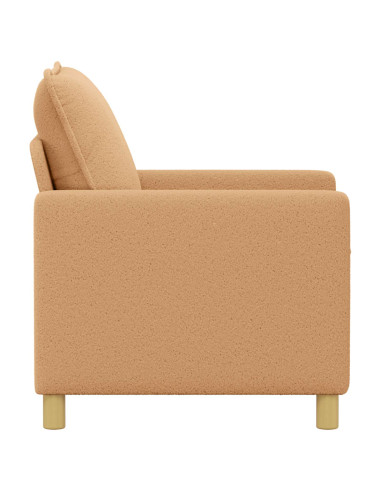 Divano Beige 126 x 81 x 87,5 cm Tessuto