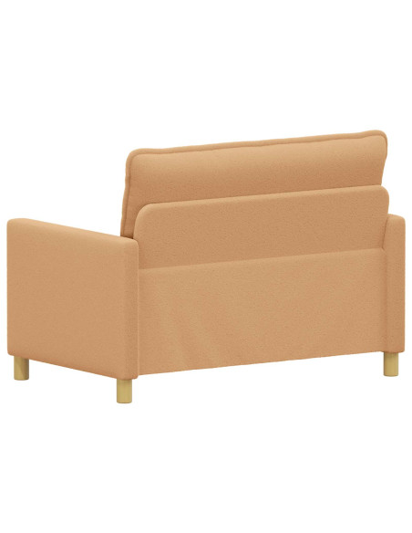 Divano Beige 126 x 81 x 87,5 cm Tessuto