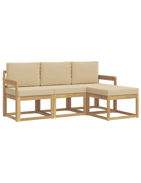 Set di divani da esterno 4 pcs
