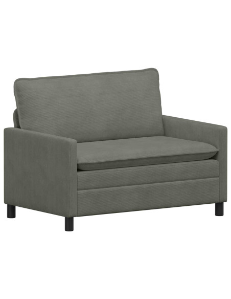 Divano Grigio Chiaro 126 x 81 x 87,5 cm Tessuto