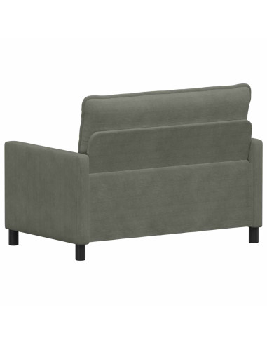 Divano Grigio Chiaro 126 x 81 x 87,5 cm Tessuto